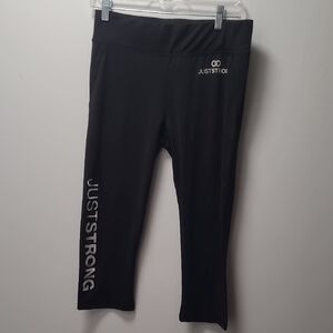 Just Strong Black Leggings